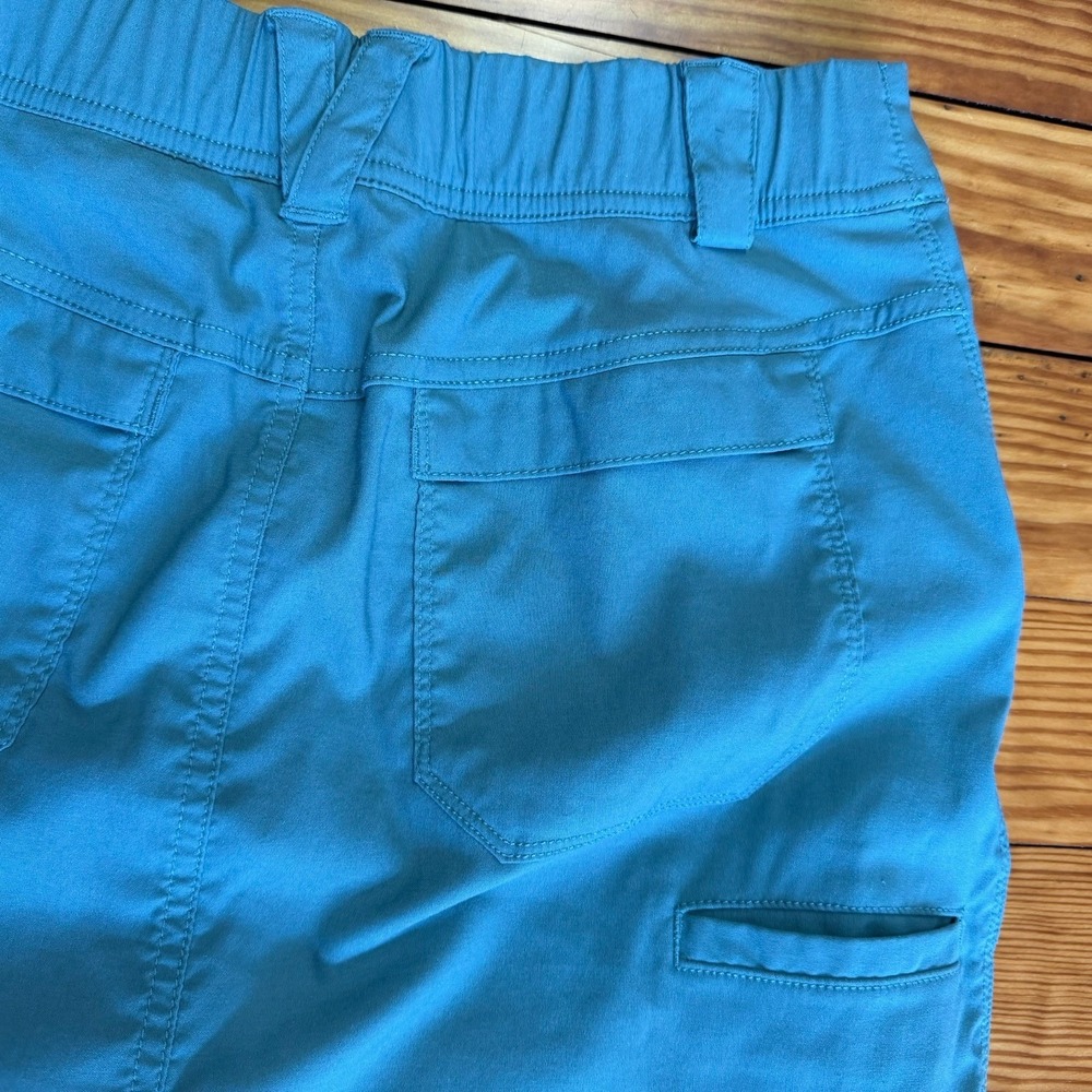 Duluth Trading Dry on the Fly Skort Women's 4 Skirt Shorts Sage Green Cargo - Picture 13 of 13